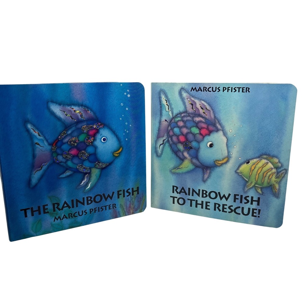 The Rainbow Fish and Rainbow Fish to the Rescue Board‎ Books by Marcus Pfister